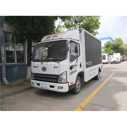 FAW led mobile advertising vehicle advertising truck